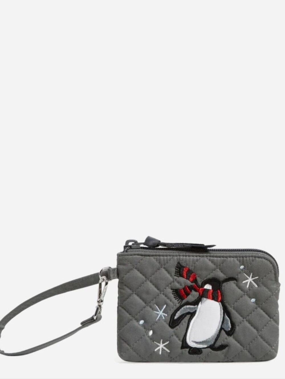 Vera Bradley Penguin Pair Clip & Zip Mini Pouch
